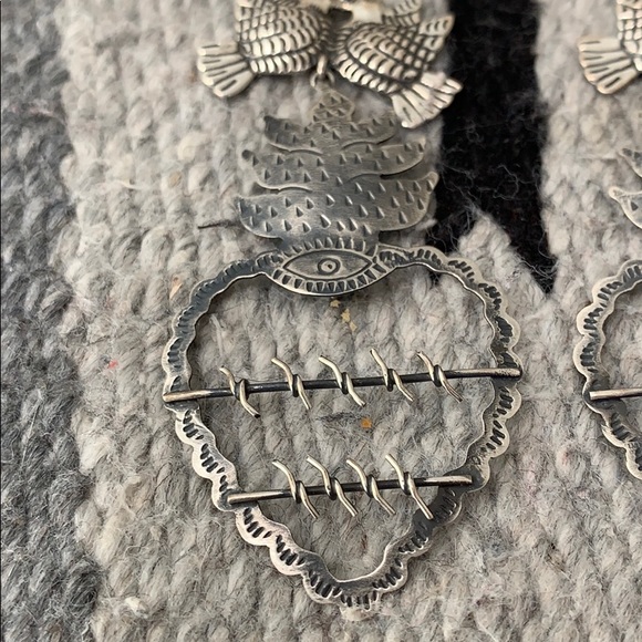 🌼 Mexican silver earrings - Picture 3 of 8